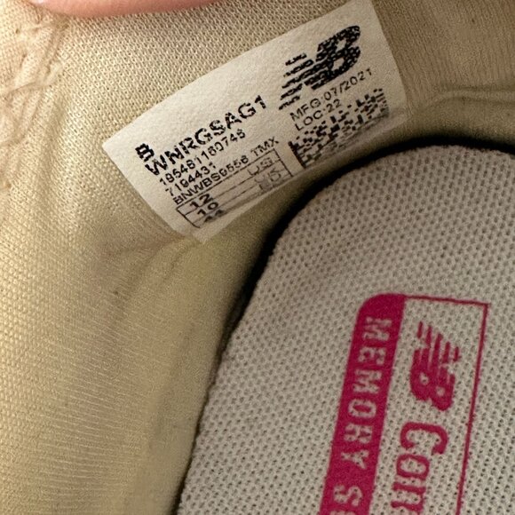 New Balance Nergize Sport Running Shoes Womens 12 Cream‎ REVlite Sneakers - Picture 9 of 11